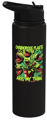 Carnivorous Plants Are My Thing Venus Fly Trap Gardening Stainless Steel Insulated Water Bottle