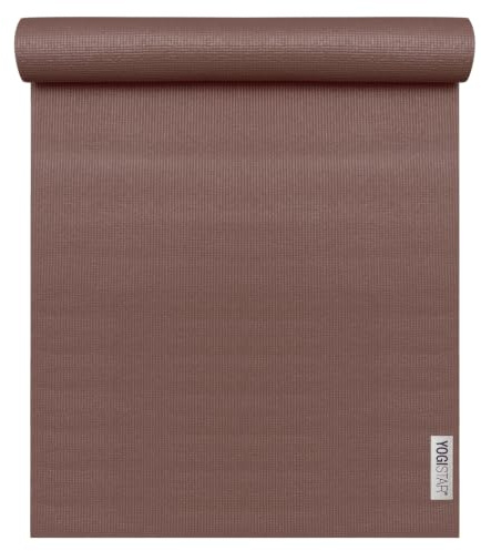Yogistar Yogamatte Basic Esterilla de Yoga, Unisex, Marrón (Choco Brown), 183