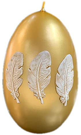 RAK Kerze Riesenei Osterei Deko Osterkerze 4585 großes Ei Gold 120/210