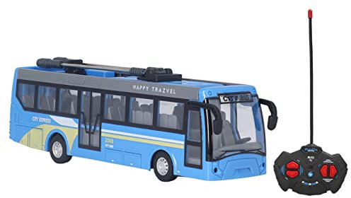 Dpofirs RC Schulbus, RC Truck Ferngesteuerter Bus Auto Elektronische Fahrzeuge Hohe Simulation Alle Richtungen Fahren Wiederaufladbarer RC Schulbus Autos Spielen Spielzeug für