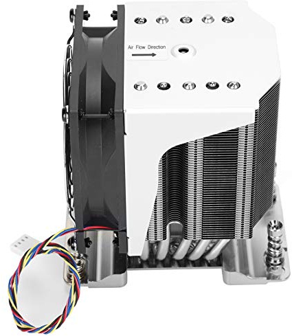 Bewinner SNK-P0064AP4 CPU-Kühler, 119 Mm CPU-Luftkühler 4-polig 5 Heatpipes Kühebläse-Kühler 3800 U/Min, Computerzubehör für EPYC 7000-Buchse SP3