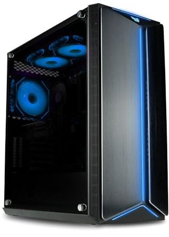 Empowered PC Mantis Gaming Desktop (GeForce RTX 4070 Super, Liquid Cooled Intel 24-Core i9-14900KF, 32GB DDR5 RAM, 1TB NVME SSD + 3TB HDD, WiFi 7, Windows 11 Home) - RGB Gamer Computer