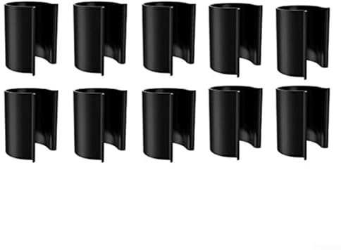 Leichte und flexible PVC-Rohrschellen, Gewächshausfolienklemmen, Gewächshaus-Zubehör, Gewächshausfolien-Befestigungsclip (10 Stück)