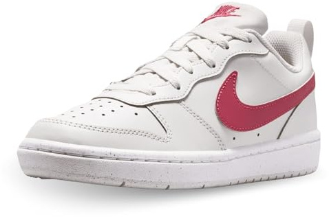 Nike Court Borough Low Recraft (GS) Zapatos de Ocio para niños Platinum Tint/Sweet Beet/White 36