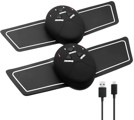 Muskelstimulator,Elektrisk Muskelstimulator Med 6 Lägen,Bärbar Tränare För Bröstformning - Avsedd Både Kvinnor Och Män Träning Återhämtning Och Kroppsformning Nacke Arm Rygg