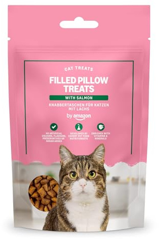by Amazon Filled Pillow Treats With Salmon, 70g