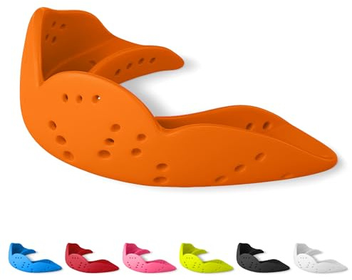 SISU Erwachsene Nextgen Aero Zahnschutz, Orange ( tangerine orange), Einheitsgröße