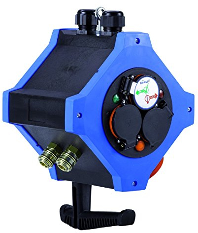 HEDI KVE301132L ENERGIE-VERTEILER e.STATION | Kombi Energie-Druckluft | 3 Schuko, 2 CEE