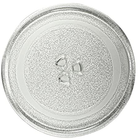 HQRP 9.6 / 24.5cm Glass Turntable Plate Microwave Oven Cooking Tray Replacement for LG, GE, Magic Chef, Hotpoint, Panasonic, Kenmore, Retro, Rival Small Microwaves 245mm