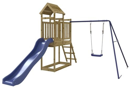 vidaXL Outdoor Spielset Imprägniertes Holz Kiefer