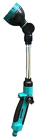 PNJB 7 Dial Function Pattern Watering Lance Hose Tool, Quick Fit Gardening Water, Adjustable Flow, Garden Watering Sprayer, Adjustable Flow Control, Versatile Uses