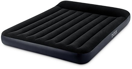Intex Queen Pillow Rest Classic Airbed w/Fiber-Tech RP, Inflated Size: 1.52m x 2.03m x 25cm (64150GB)