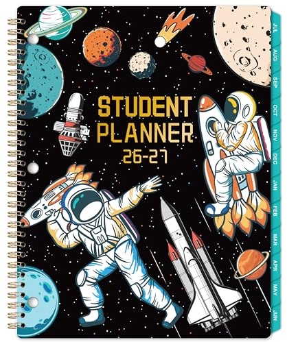 Student Planner 2026-2027 - Academic Planner 2026-2027 with Stickers, July 2026- June 2027, 9 X 11, Planner Weekly and Monthly, 3-Hole Punched Academic Calendar