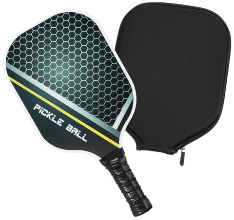 PATIKIL Pickleball Schläger, USA Pickleball Approved(USAPA) Pickleball Set, Anti-Rutsch-Schweiß-Absorbierender Griff mit Tasche, Mesh