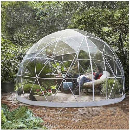Tenda a Cupola a Bolle, Tenda da Campeggio Trasparente per Esterni da Giardino, Tenda geodetica, per Cortili, Gazebo, Tenda a baldacchino, Tenda da Schermo, Stanza,3.6M