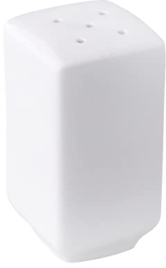 Dajar AMBITION Salzstreuer Porto 4,5 x 4,5 x 8 cm Streuer klein Gewürzstreuer Porzellan Spülmaschine weiß modern