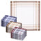 JEMIDI Stofftaschentücher Herren und Damen Baumwolle 12er Pack Stoff Taschentücher 100% Baumwolle Herrentaschentücher Stofftaschentuch in unterschiedlichen Designs, Design 3, 40cm x 40cm