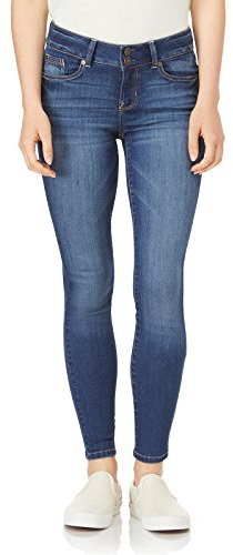WallFlower Women's Ultra Skinny Mid-Rise Insta Soft Juniors Jeans (Standard and Plus), Hayden Pure, 11