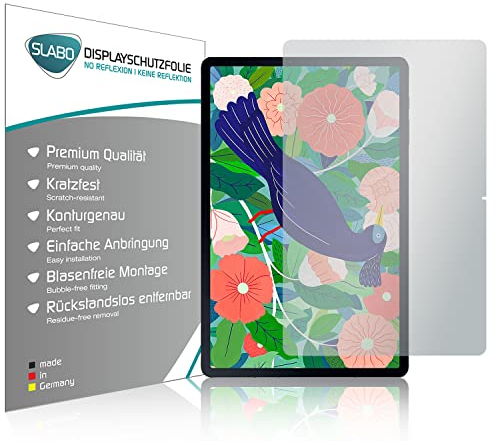 Slabo 2 x Displayschutzfolie kompatibel mit Samsung Galaxy Tab S7 FE (Wi-Fi | 5G) | Tab S7+ | Tab S7 Plus (NICHT für Tab S7) Displayschutz Schutzfolie Folie No Reflexion | Keine Reflektion MATT