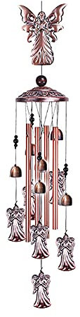 Alnicov Campanelli Eolici Angelo Ornamenti Appesi Pendenti Decorativi per Soggiorno Camera da Letto Decorazione Giardino Esterno