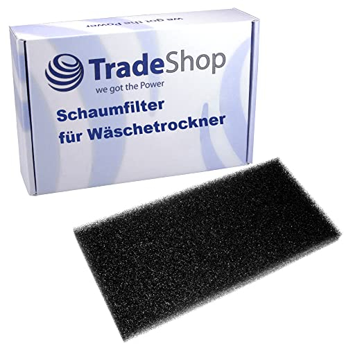 Trade-Shop Schwammfilter/Schaumfilter/Trocknerfilter kompatibel mit Gorenje D98F66F D8560A++ D10E72 D98F65F D85F66NA DIE82I/G DE83/I D8450N