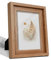 SUMGAR Cornice portafoto in legno rustico, 13 x 18 cm, per parete o scrivania, decorazione da parete, collagene, colore legno, regalo di Natale, compleanno, con vetro HD