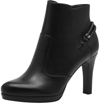 Tamaris 1-25397-44 Bottes Tendance pour Femme Noir Mat Taille 40 EU, Noir Mat, 40 EU