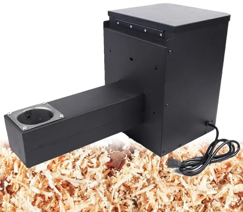 Elektrisk Pellets BBQ Smoker Hopper, Intelligent Digital Temperaturkontroll Träpellets Smoker Grill Del För Grill, Bakning, Stekning Och Bräsning, 360° Jämn Värmefördelning