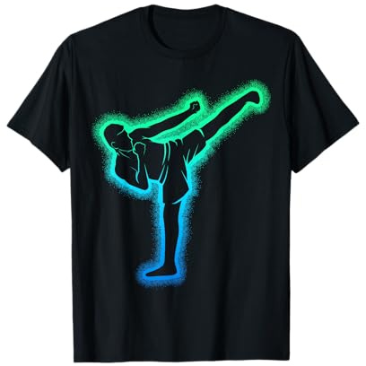 Kickboxing Karate Kickboxer Taekwondo Children Men T-Shirt
