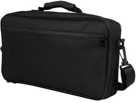 TOPPERFUN Oboen Tragetasche aus Oxford Stoff mit Verstellbarem Schultergurt für Auftrittsreisen und Instrumententransport Schwarz