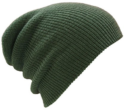 ORIGINALE NEW 100% cappello di lana US ARMY berretto da guardia ESTERNO MILITARE COPRICAPO BERRETTO - Verde Oliva, One Size