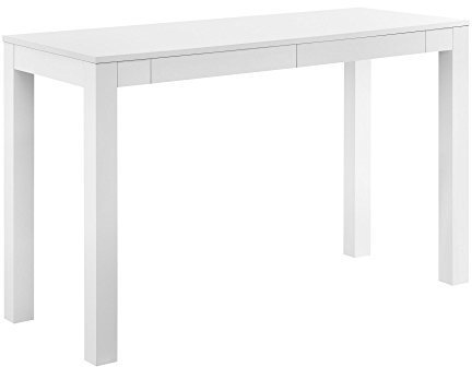 Ameriwood Large Parsons Schreibtisch mit 2 Schubladen, weiß