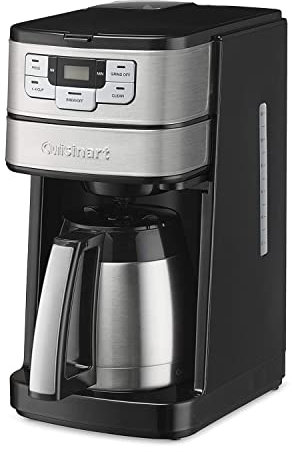 Cuisinart DGB-450 Automatic Grind & Brew 10-Cup Coffeemaker, Black/Silver