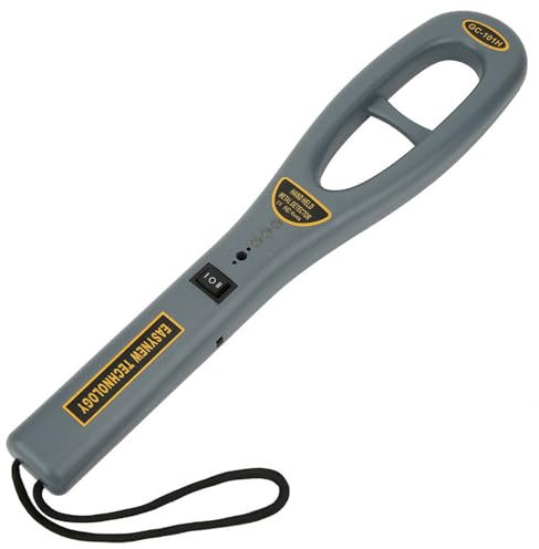 Detector de Metales de Mano Plástico ABS Herramienta de escáner de Seguridad GC-101H de Alta sensibilidad de Grado Profesional