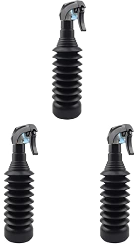 LALAFINA 3pcs Multipurpose Handheld Garden Bottles Spary Hairdressing Container Travel Water Mist Hairstyling Barber Collapsible Refillable Spray Products, Water, Supplies Gardening