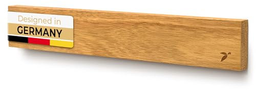 Magnetleiste Messer selbstklebend - Messerhalter magnetisch Holz - Magnet Messerhalter Wand - Messerleiste magnetisch - Magnetischer Messerhalter - Magnetschiene für Messer - Magnethalter | mahona