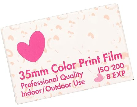 Fockety FärgtrycksFilm, 35 Mm Filmrulle Iso 200 Högupplösta 8-marks Färg Negativ Film, Professionellt Brett ExponeringsIntervall Högre Mäntnad Färgryck Kamerafilm För 135 Kamera
