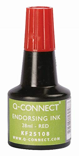 Q Connect 28ml Endorsing Ink - Red