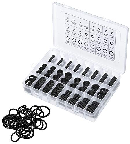 AUTOUTLET 24 Taille 800 pcs Joint torique Nitrile Caoutchouc NBR Joint Assortiment Kits Épaisseur 1,5 mm 2,4 mm 3,1 mm