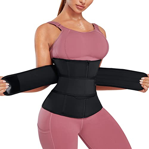 CHUMIAN Korsett Damen Waist Trainer Taillenformer Bauchweggürtel Taille Cincher Body Shaper Sportgürtel