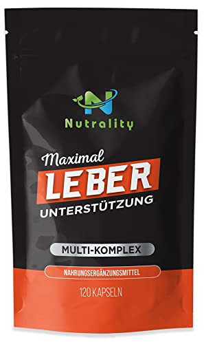 Nutrality Détoxication Hépatique Maximale Detox | Formule Haute Puissance Avec Extrait D'Artichaut, Racine De Pissenlit, Poudre De Curcuma, Vitamine C Et D3 | 120 Gélules