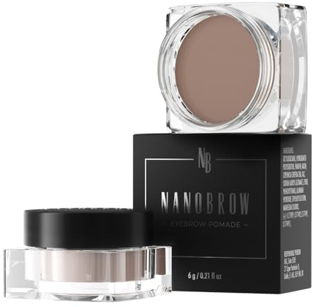 Nanobrow Eyebrow Pomade - Waterproof Brow Pomade (Medium Brown)
