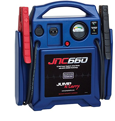 Clore Automotive Jump-N-Carry JNC660 1700 Peak Amp 12 Volt Jump Starter, Blue