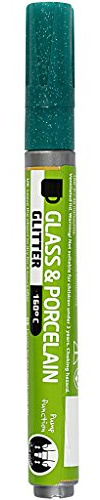 Creativ Company Marcadores de Vidrio y Porcelana, Verde, Talla única