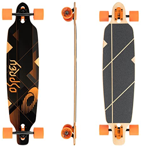 Osprey Erwachsene Longboard Nexus, Black/Orange, 99 x 23 cm