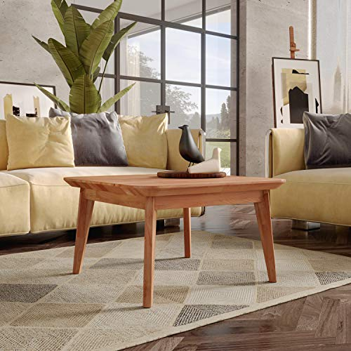 Krok Wood Couchtisch Paris aus Massivholz (Buche, 75 x 50 x 45 cm)