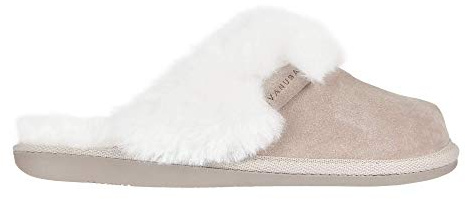 Vanuba Zapatillas de casa de mujer Cashmere de cuero de oveja