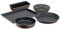 Tefal YY4220FA Perfectbake, Marron, Set 5 Moules Tarte 30 cm Manqué 24 cm Cake 28 cm Quatre Quarts 26 cm Plaque Pâtisserie 38 x 28 cm Moule à Gâteau Antiadhésif Aluminium