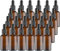 Lawei 24 Pcs Amber Glass Bottles with Pipettes Dropper Bottles for Essential Oils Perfumes Aromatherapy Chemistry Lab Chemicals - 30ml