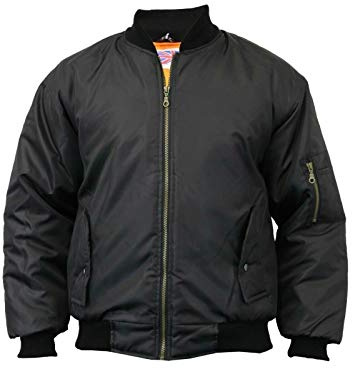 GILLICCI Mens Heavy Padded MA1 Type Army Biker Doorman Bomber Jacket Coat S-5XL